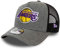 New Era Los Angeles Lakers Cap Trucker Kappe Jersey Mesh Basecap NBA Basketball grau - One-Size