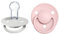 BIBS De Lux Schnuller 2er-Pack, BPA-frei, Kirschform Nippel. Silikon, Hergestellt in Dänemark. 0-36 Monate (2er Pack), Haze/Blossom