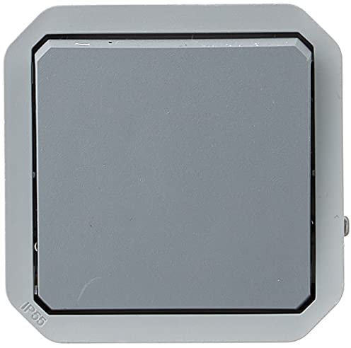 Legrand - Interrupteur ou va-et-vient étanche Plexo 10A à équiper d'un boitier ou d'une plaque support finition gris
