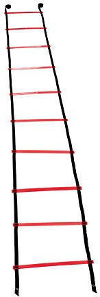 Agility Ladder, 10-Rung Heavy Duty Design Adjustable Soccer Training Ladder Agility Ladder Coordination Training, Coordination Ladder Football Training Equipment for Soccer Rugby Tennis Baseball(red)