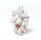 Love in Bloom Kintsugi porcellana e oro SELETTI