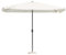 Tomaino - Sombrilla de jardín de 3 x 2 cm cuadrada Lux – Sombrilla de exterior con apertura de polea – Lona cortavientos de poliéster resistente resinado 180 g