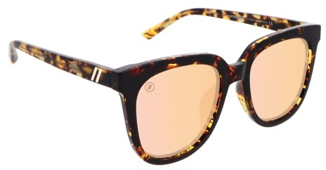 Blenders Eyewear Grove – Polarized Sunglasses – Butterfly Frames with Acetate Temples – 100% UV Protection – For Women – Wildcat Love