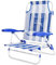 CREVICOSTA QUALITY MARK MARCAS DE CALIDAD - Clima 2108 con COJÍN CUBRIDOR - Silla de Playa Plegable Acolchada con reposabrazos y 9 Posiciones.