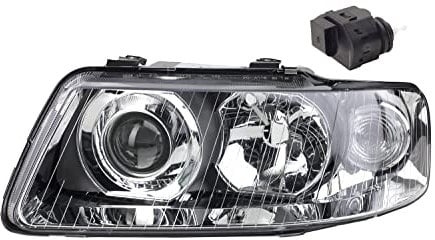 Johns, Scheinwerfer passend für Audi A3 8L 09/00-05/03 H7 H1 Links Fahrer m. Stellmotor