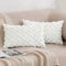 MIULEE Weihnachten Kissenbezüge 2er Set Wolle Sofakissen Sanft Dekokissen Weich Kissenbezug Couchkissen Dekorativ Zierkissenbezug für Sofa Bett Wohnzimmer Schlafzimmer 40x60 cm Weiß