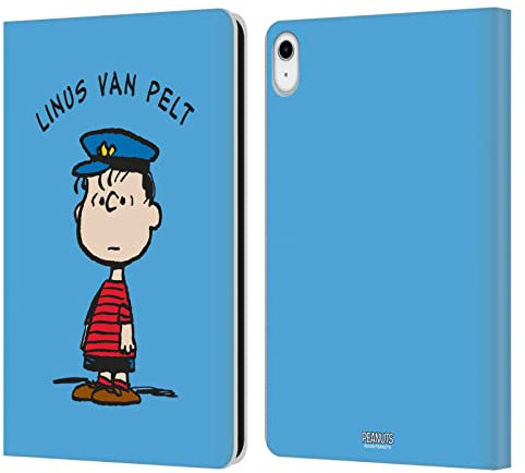 Head Case Designs Offizielle Peanuts Linus Van Pelt Persöhnlichkeiten Leder-Wallet-Hülle Kompatibel mit Apple iPad 10.9 2022/2025