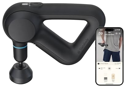 TheraGun Therabody Prime (5th Generation) - Deep Tissue Percussion Therapy Massage Gun - Bluetooth Enabled, Personal Massager for Pain Relief in Neck, Back, Leg, Shoulder and Body (Black)