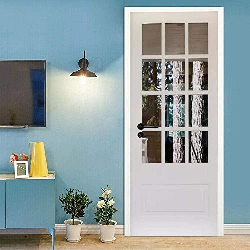 3D Türtapete Türfolie Selbstklebend Türposter Pvc Türaufkleber 80 X 200 Cm Kreative Glastür Türtapete Selbstklebend Türposter - - 3D Türaufkleber Türfolie Für Schlafzimmer Gang Tür Verschönern Deko