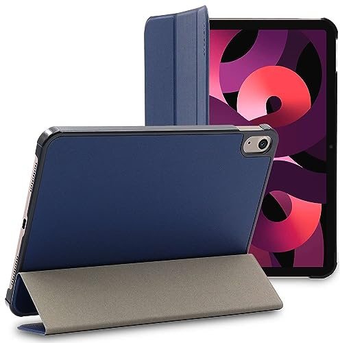ebestStar - Coque pour iPad 10.9 (2022) Apple, Etui Slim Cover, Housse PU Cuir Rabat Magnétique, Bleu Foncé