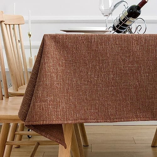 Qkoimpnrd Tischdecken für Kindergeburtstag und Mottoparty Dick Verschleißfest Kinder Geburtstag Party Table Cover Braun 130 × 400cm