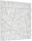 3D Wall Panels with Adhesive Included - 12 Sheets Covering 3 sqm | 32.29 sqf Interior Cladding Panels Set | 3D Wall Tiles Line Design in Matte Light Grey Marble - Each Panel Size 19.6 x 19.6