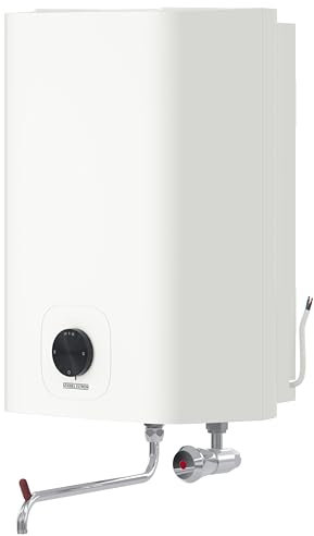 STIEBEL ELTRON Small vented Electric Water Heater SNO 10 Plus (GB), Water Heater Over Sink 10 l, Very Compact, 2 kW, White, 204984