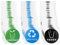 Recycle Sticker, Compost Sticker, Recycle Decal, Trash Can Sticker, Trash Label, 60Pcs/Set Round Recycle Trash Compost Sticker Decal for Trash Cans Garbage Containers Recycle Bins