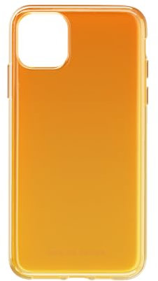 IDEAL OF SWEDEN Durchsichtige Handyhülle mit erhöhten Kanten und Nicht vergilbenden Materialien, fallgetesteter Schutz mit transparentem Finish, kompatibel mit iPhone 11 und XR (Orange Spritz)
