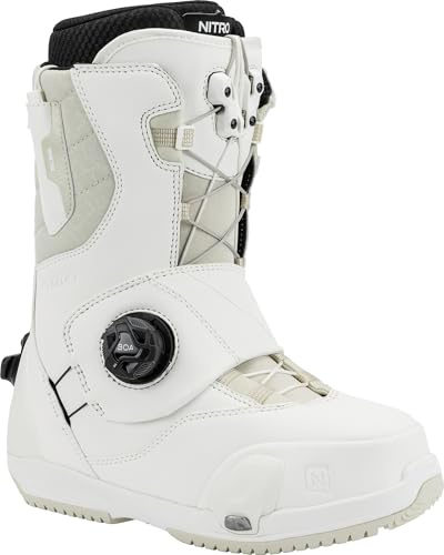 Nitro Damen Cave Step On TLS Snowboardboot, White, MP 24.5 // EU 38 // US 7