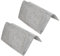 Mlysnd 2pcs Bett Organizer zum Einhängen, Betttasche Filz Nachttisch Aufbewahrungstasche, Kann verwendet Werden, um Handys, iPad, Fernbedienung, Bücher, Gläser, Zeitschriften - Beige 32 * 21cm,Grau