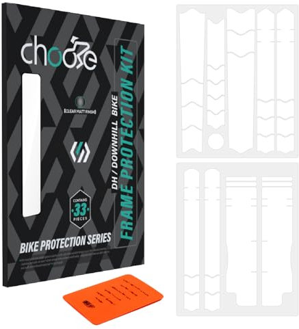 CNCLOL Fahrrad Rahmenschutzfolie für Rennrad/Gravel/MTB/Ebike/Downhill&Enduro, Fahrrad Lackschutzfolie Rahmenschutz Kit-Fahrradrahmen Schutz Schutzfolie Set Vollständiger Schutz