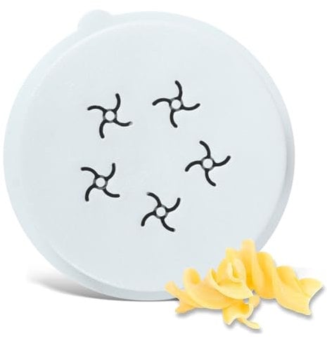 Trafile per pasta maker, Fusilli Bucati - 1 Pz accessori per pastamaker, per pasta fresca fatta a mano - Inserto per pasta compatibile con Phileps Pastamaker Advance, pasta disc trafila in POM