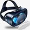 VR Headset, 3D Virtual Reality Headset, 2K HD Image Quality & Anti-Blue Light - Virtual Reality Headset for Games and Movies, VR Headset Compatible with Android & iOS Phone - Black