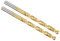 PATIKIL 4.5mm Drill Bit, Jobber Straight Shank M2 High-Speed Steel 135° Titanium Nitride TiN Coated for Stainless Steel Hard Metal - 2 Pack