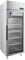 METRO Professional Congelador Vertical con Puerta de Cristal GFR2700G, 450L, con Cerradura, 73x80.5x209cm, 5 Estantes, Plata
