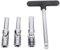 Yctze Jeu de Douilles pour Bougies de Préchauffage, Kit D'extraction pour Bougies de Préchauffage 8 Mm, 10 Mm, 12 Mm, avec Joint Universel et Barre en T pour Réparation Automobile