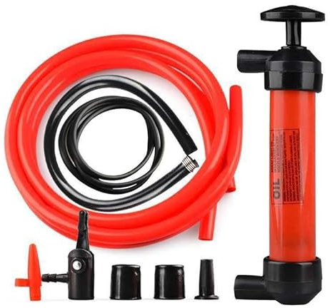 Aatpuss Pompe à Eau Manuelle, Pompe d'Aspiration Manuelle De Liquide, Pompe d'Aspiration Manuelle, Pompe Manuelle Carburant, Pompe à Siphon, Pompe De Transvasement avec 3 Tuyaux