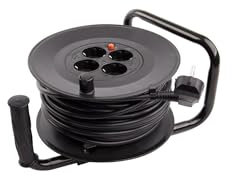 LEDKIA LIGHTING Carrete Alargador de Cable 25m 3x1.5 mm