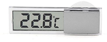 Sourcingmap Universal Saugnapf Halterung LCD Display Digital-Elektronisches Thermometer für Auto