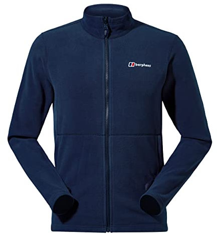 Berghaus Herren Prism Micro Interactive Polartec Jacke, Zusätzliche Wärme, Extra Bequem Fleecejacke Fleecepullover, Dunkelblau, S EU
