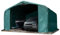 TOOLPORT Wikinger Zeltgarage 6x6 m Lagerzelt Carport Torgröße 4,1x2,9 m für Boote, Wohnmobile, Traktoren - grün