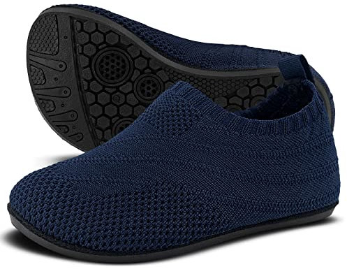Sosenfer Hausschuhe Kinder Junge mädchen rutschfeste Leichte Pantoffeln für Kleinkinder Hüttenschuhe Slipper unisex-SHLAN-26