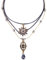 Yifnny Choker Halskette für Damen, Stern Geschichtet Halskette Mehrschichtige Halskette Vintage Choker mit Tropfenkette & Schwarz Leder Choker Gothic Layer Kette für Damen Schmuck (Stern)