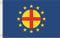 U24 Flagge Fahne Paneuropäische Union 90 x 150 cm