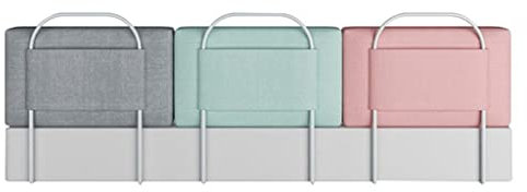 Mgchowue Bettgitter Stoßstange für Kleinkind/Sicherheitsbarriere, 50/60cm Bett Anti-Fall Transportable Schiene für Babys Oder Kinder Doppelzimmer, Ausziehbetten (Color : Grey, Size : 60cm)