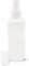 INOX® Sprühflasche klein 100ml leer - Lösungsmittelbeständig - Ideal geeignet für Desinfektionsmittel, Reinigungsmittel oder als Pumpsprühflasche für Unterwegs - Spray Flaschen