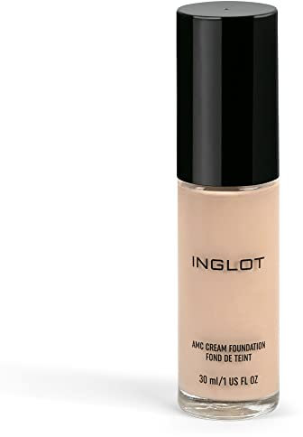 INGLOT AMC CREAM FOUNDATION | Creme-Grundierung auf Wasserbasis | Natürliche Abdeckung | alle Hauttypen | Creme-Grundierung auf Wasserbasis | 30 ml | LW300