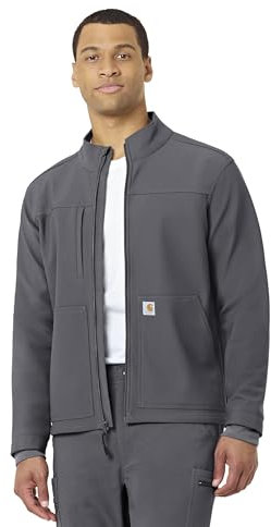 Carhartt Men's Fluid Resistant Fleece Jacket Giacca, Peltro, XL (Pacco da 3) Uomo