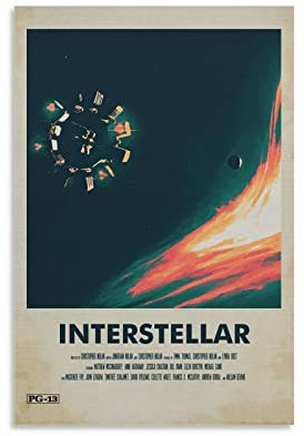 NANXIANG Interstellar Science Fiction Filmposter, Filmposter und TV-Serie, Kunstdruck, Filmposter