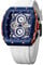 FORSINING Herren-Armbanduhr, modisch, analog, Quarz-Armbanduhr für Herren, rechteckig, großes Zifferblatt, Silikonband, wasserdicht, Militäruhr, Kalender, Datum, weiß, Militär