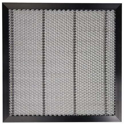 Honeycomb Arbeitstisch 400 x 400 mm für Lasergravierer | Wabentisch, Präzise Arbeitsfläche, für Laserschneiden und Gravieren, Verschiedene Materialien, Lasergravierer