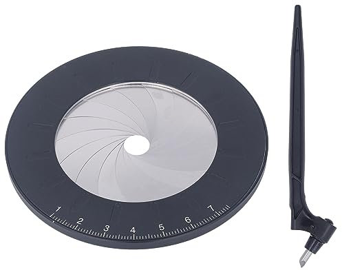 Rotary Kreisschablone, Einstellbares Kreis Zeichnung Werkzeug Mit Tranchiermesser, Teleskopisch Kreislineal Edelstahl Verstellbar Runde Zeichnung Werkzeug Kreis Schablone Für Holzbearbeitungs, DIY