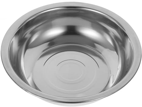 OKUMEYR Gemüsewaschbecken Aus Edelstahl Mit 8–32 Cm Durchmesser Große Salatrührschüssel Für Den Privaten Und Gewerblichen Gebrauch