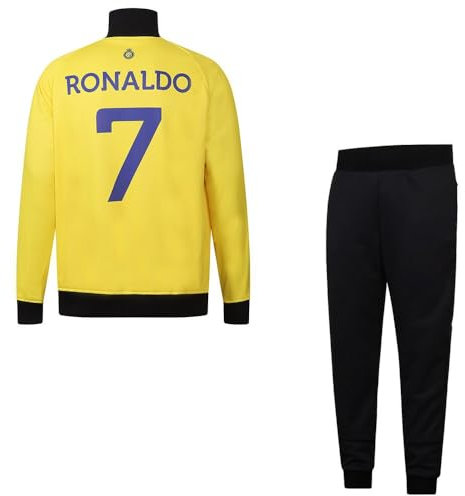 Al-Nassr Trainingsanzug Zuhause - Kinder und Erwachsene - Jungen - Sportsachen - Geschenk - Sport t shirt - Sportbekleidung - Größe 164