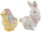 MASCAGNI MAISON Set Sel et Poivre Lapin et Canard Table de Pâques