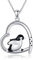 VENACOLY Pinguin Kette 925 Sterling Silber Pinguin Anhänger Halskette Pinguin Muttertag Schmuck Geschenk für Damen