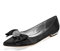 Women's low heeled ballet flats Dress Pumps Pointed Party Dress,Black,10 UK