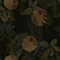 CRE8TIVE Papier peint autocollant motif feuille de lune 30,5 cm x 300 cm, papier contact vert palmier noir pour chambre à coucher, papier peint vintage en vinyle pour meubles, papier peint pour salon,