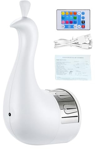 Maciun Tier-Wandlampe | Pfauen-Projektions-Nachtlicht, LED-Projektionslicht, farbenfrohes Nachtlicht für Heimdekoration, Wandleuchte für, multifunktionales Nachtlicht